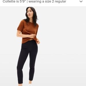 Side zip stretch pant